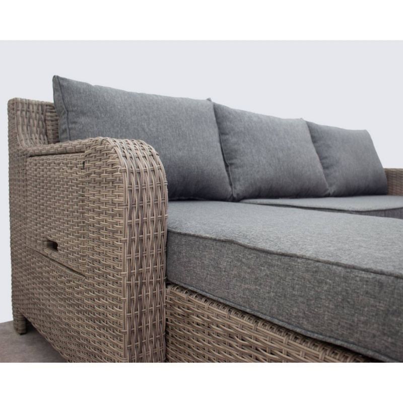 Canyon Bay 2pc Loveseat Daybed Combo - Gray - Courtyard Casual