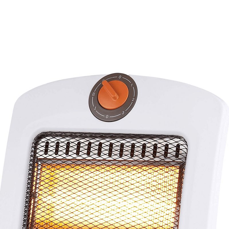 Pelonis HF-0063 1500-Watt 2-Setting Portable Oscillating Small Room Digital Fan and Personal Space Heater, Black