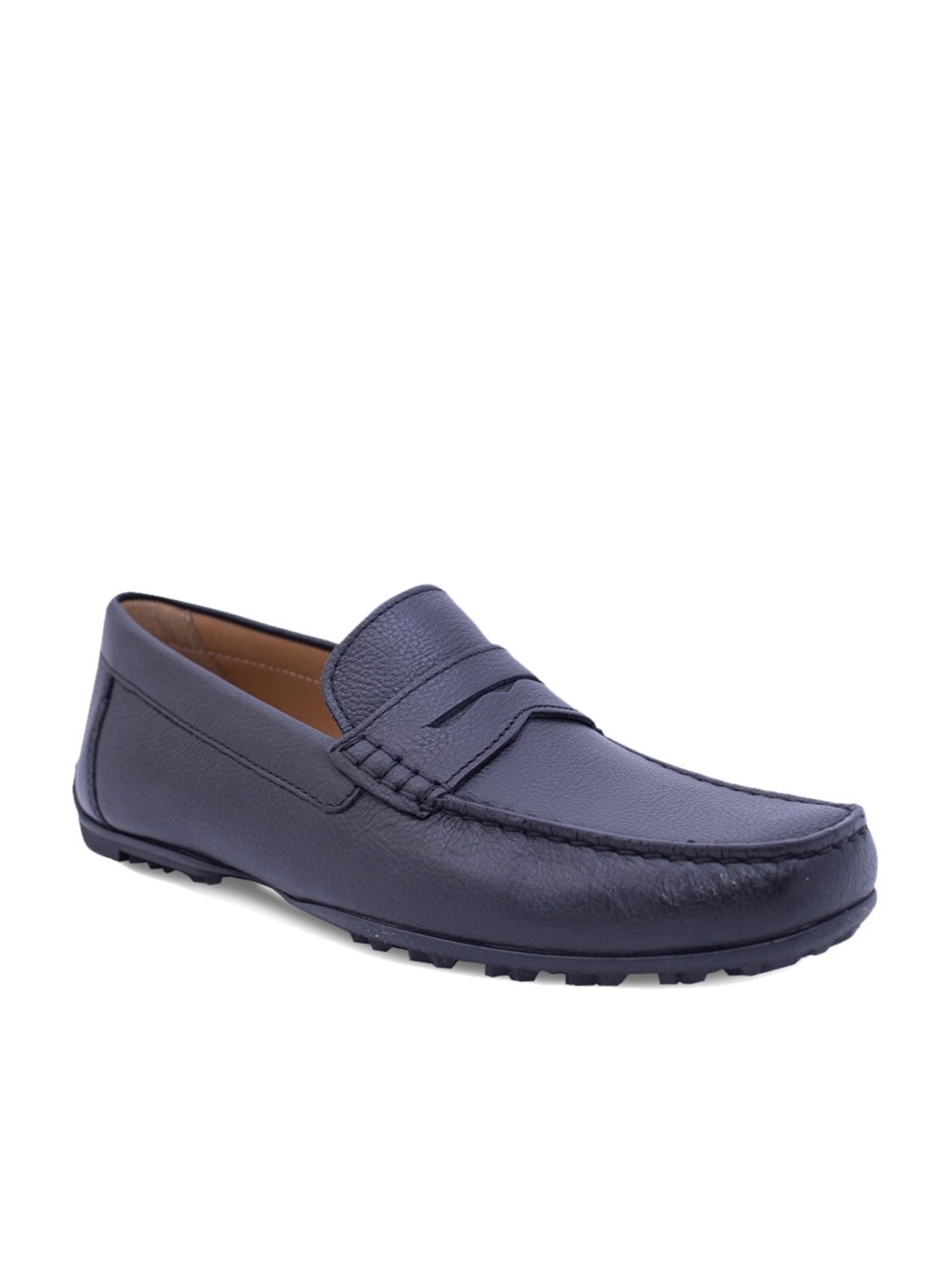 Geox Men's U Kosmopolis+Grip Black Loafers