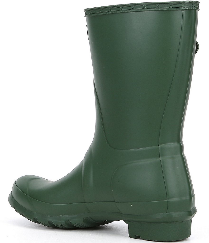 Hunter Women's Original Short Matte Buckle Strap Rain Boots