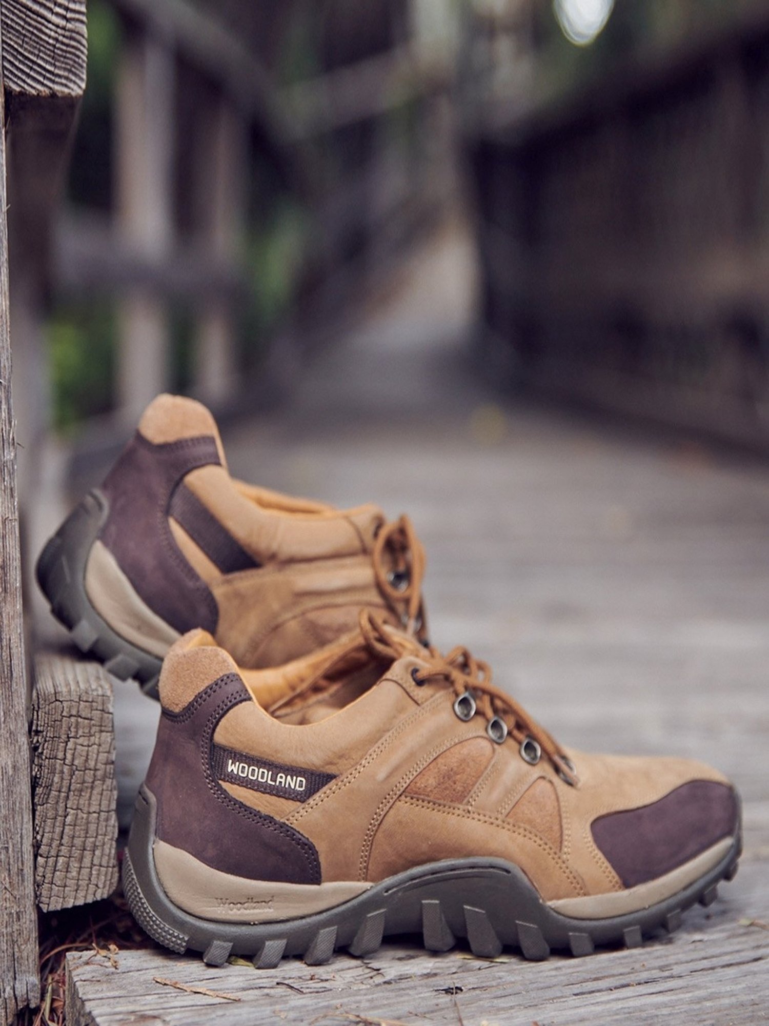 Woodland Men's Camel Casual Shoes