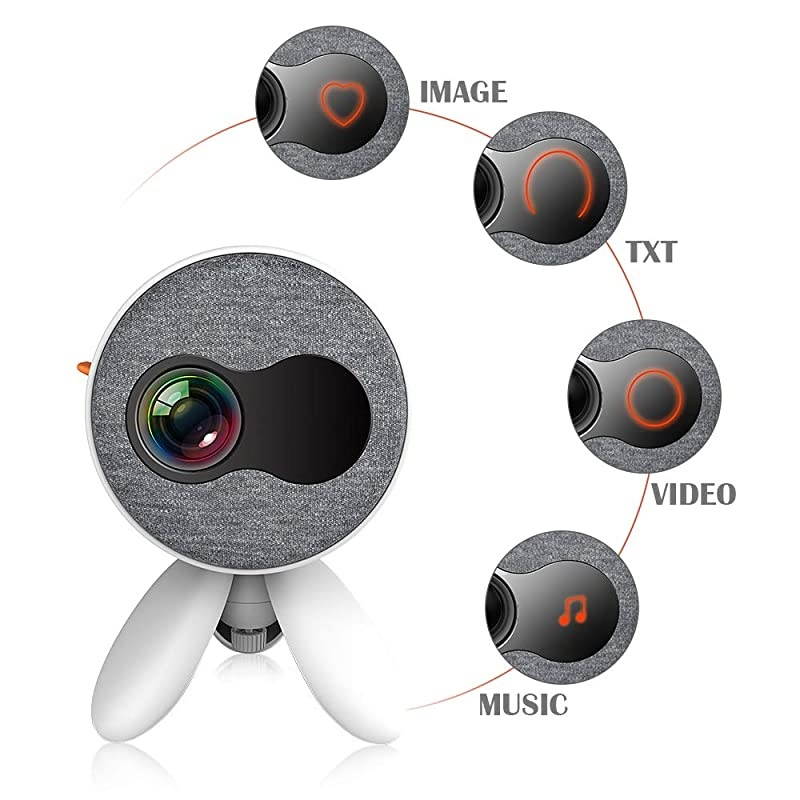 Mini Projector  YG220 Pico LCD Video Projector for Children PresentHome TheaterGameOutdoor Entertainment with HDMI USB AV Micro SD Input and Remote Control