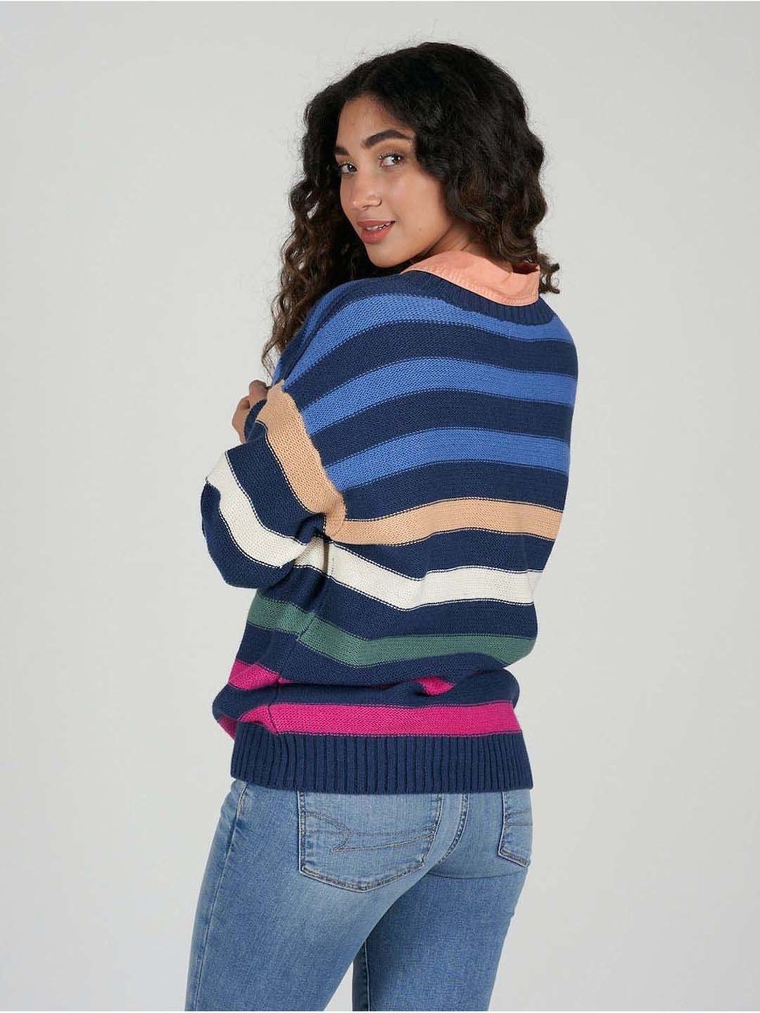 American Eagle Outfitters Multicolored Striped Sweater