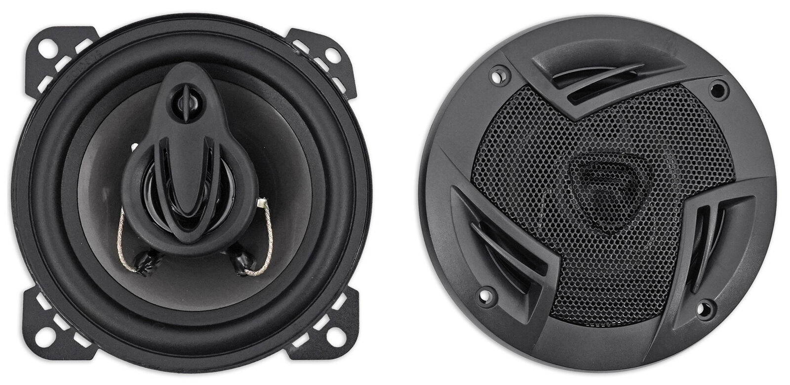 Pair   RV4.3A 4" 3-Way Car Speakers 500 Watts / 70w RMS CEA Rated Total