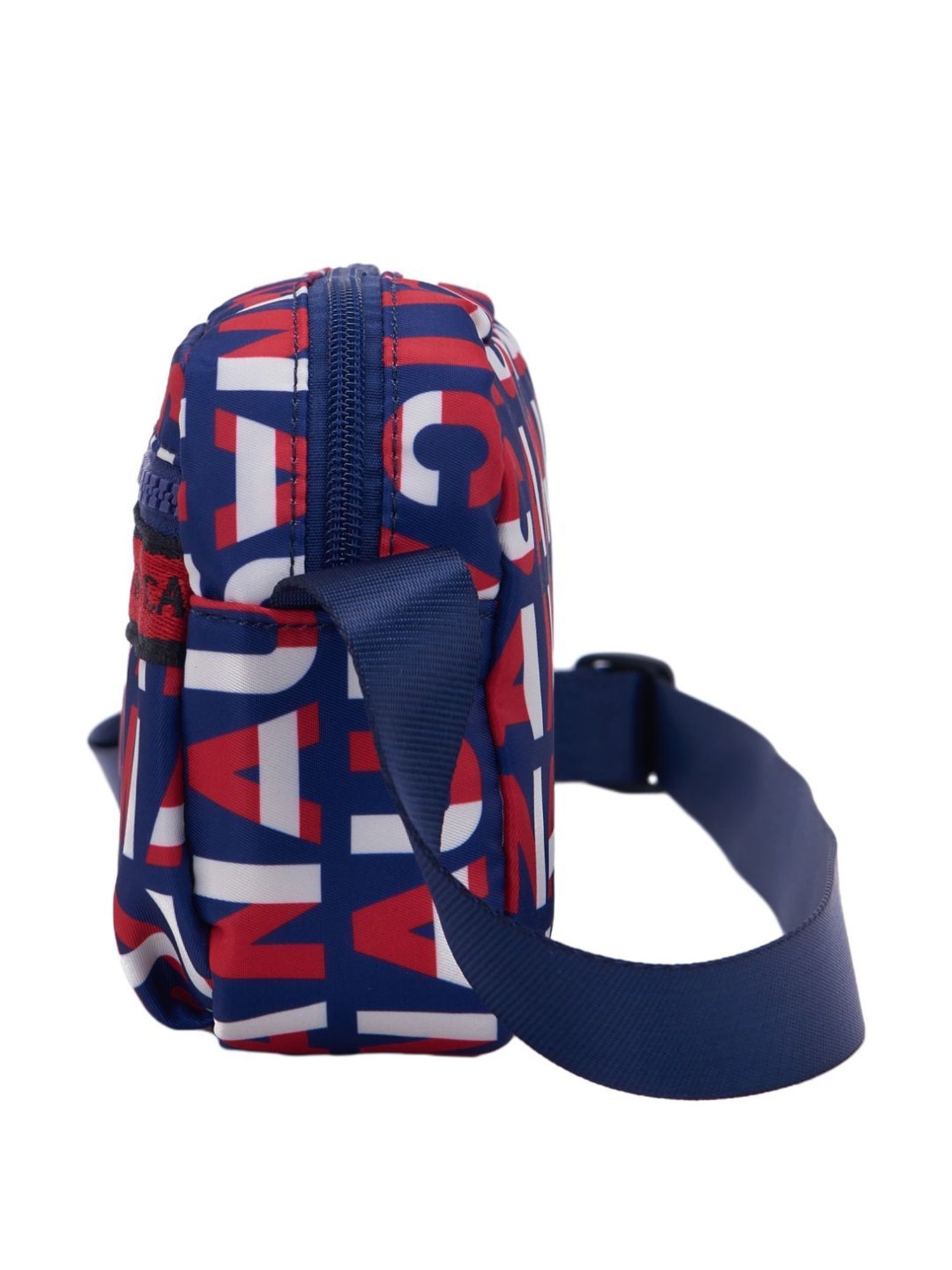 Nautica Navy Blue Printed Medium Sling Handbag