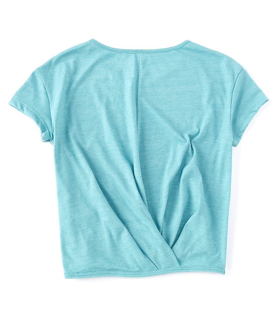 The North Face Little/Big Girls 5-18 Short-Sleeve Heathered Tri-Blend Tee