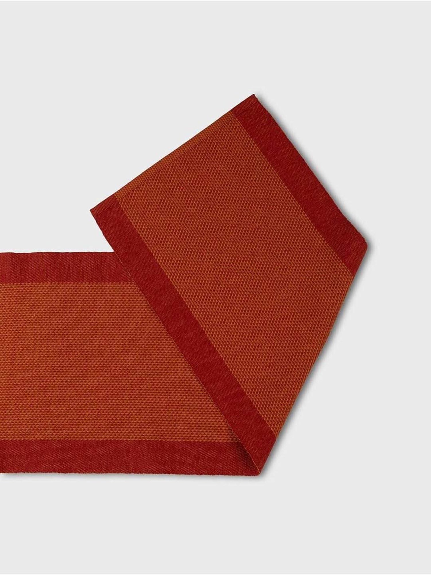 Fabindia Red-Orange Cotton 199 TC 525 GSM Runner