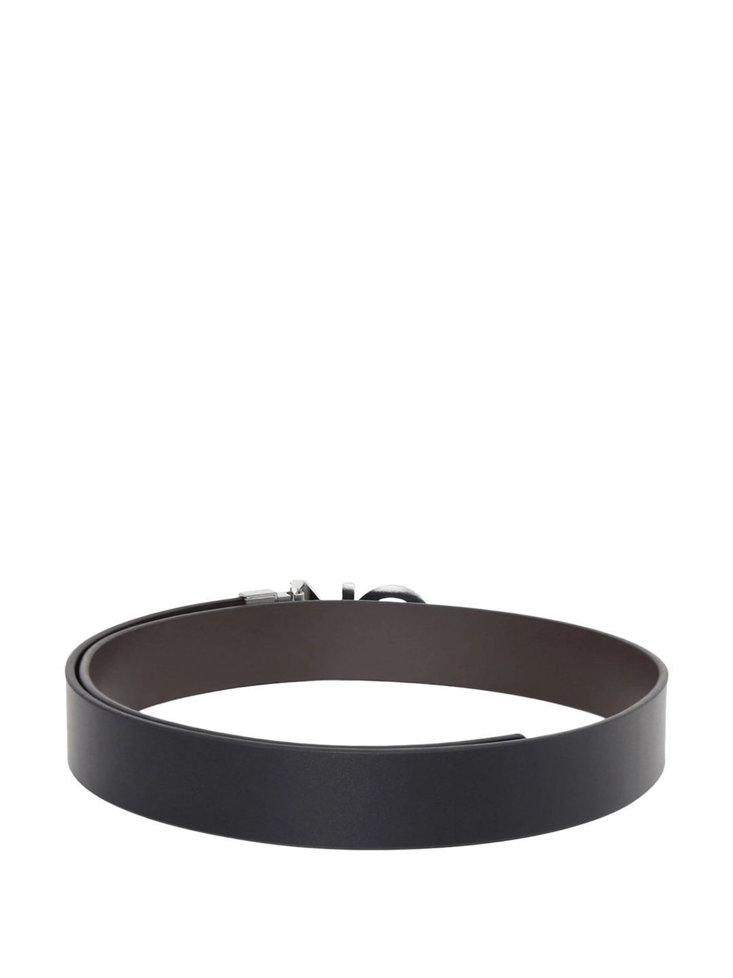 CALVIN KLEIN Black Leather Belt