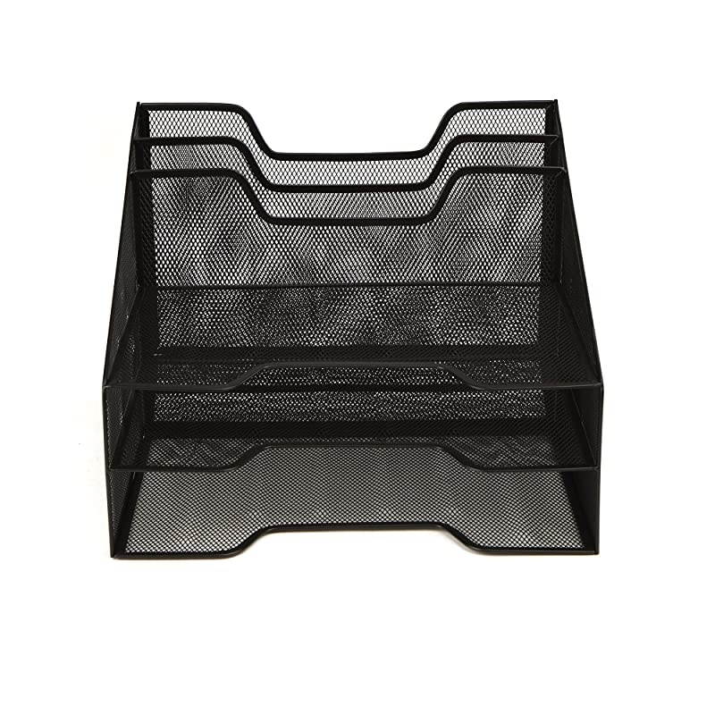 Mesh Organizer Storage 5 Compartment Black