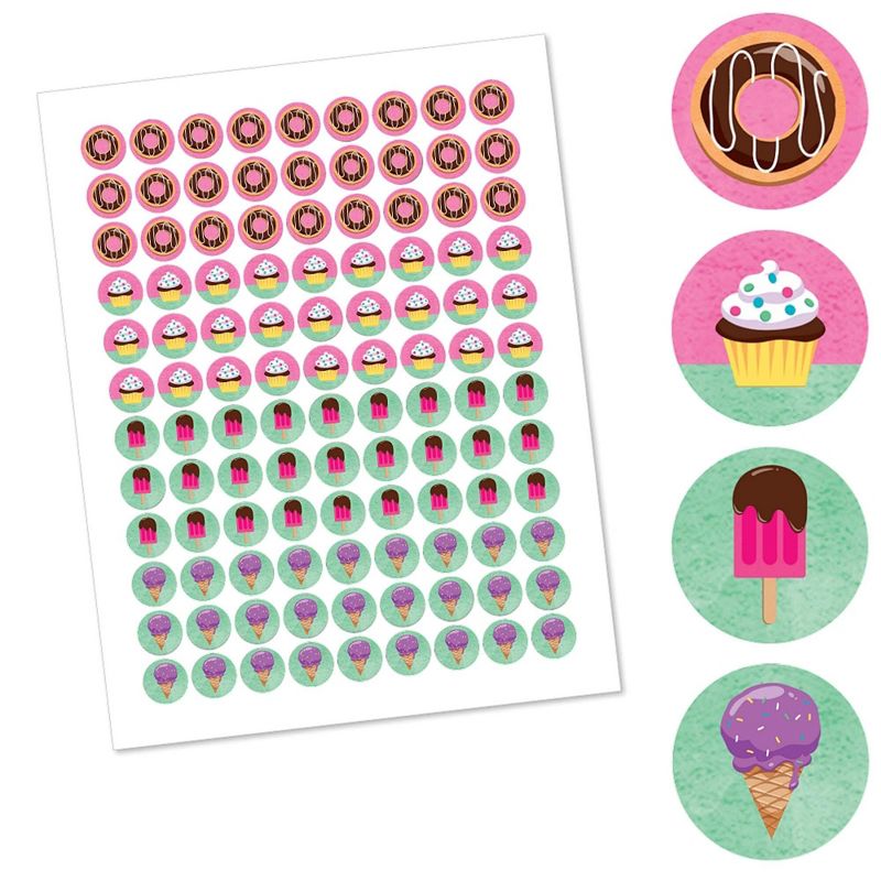 Big Dot of Happiness 40th Milestone Birthday - Mini Wine and Champagne Bottle Label Stickers - Birthday Party Favor Gift for Women and Men - Set of 16