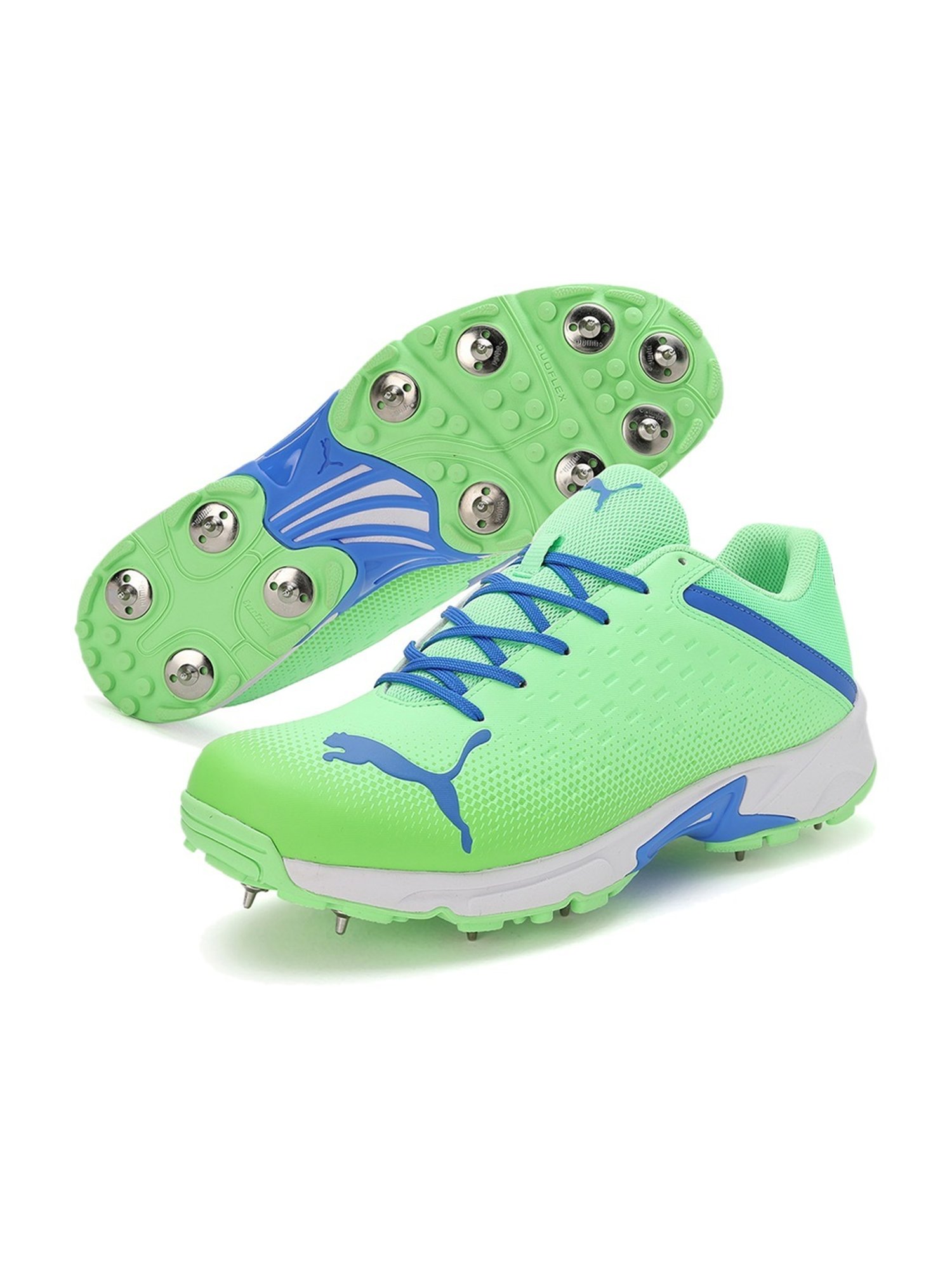 Nivia Men's Track and field-100 Orange Cricket Shoes