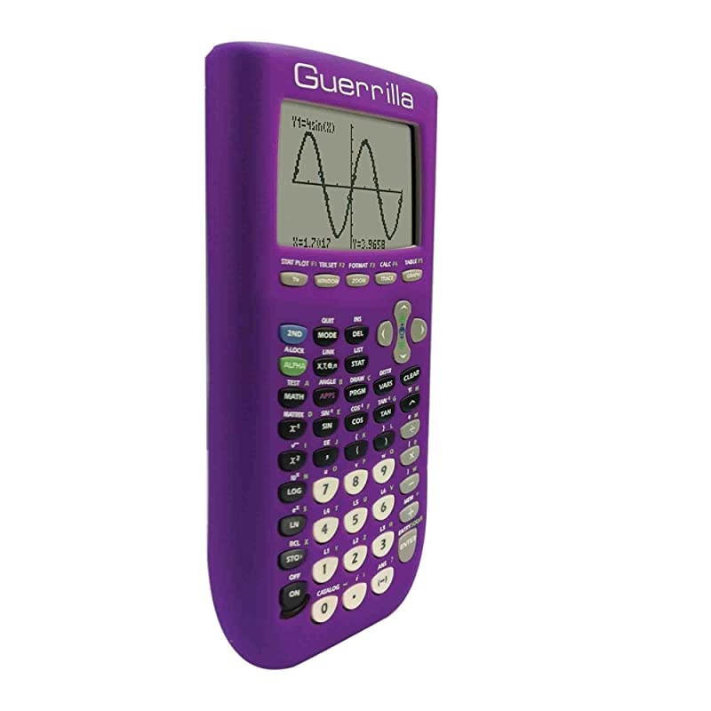 Silicone Case for Texas Instruments TI84 Plus Graphing Calculator Purple