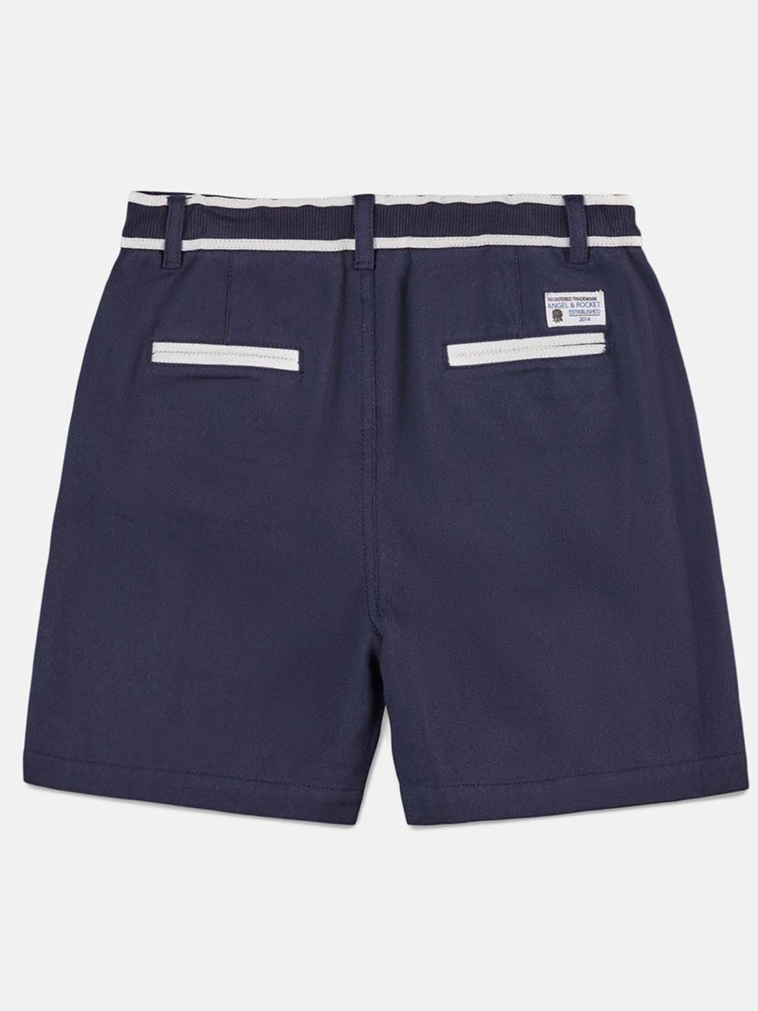 Angel & Rocket Kids Navy Solid Shorts