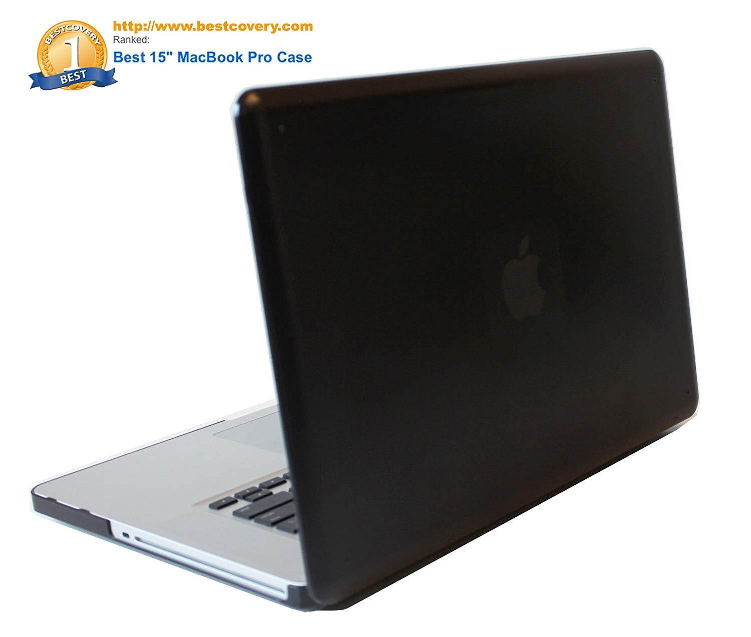 mCover iPearl Hard Shell Case with FREE keyboard cover for 15" Model A1286 Aluminum Unibody MacBook Pro (Black keys, 15.4-inch diagonal regular display) - BLUE