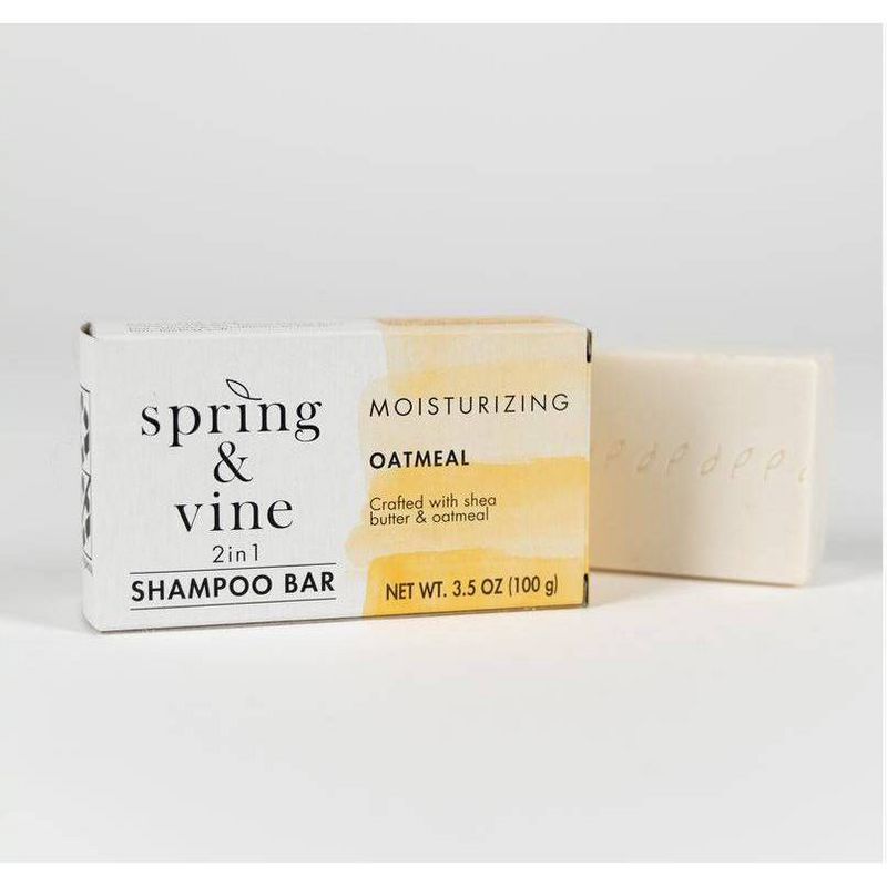 Spring & Vine Moisturizing Oatmeal Shampoo Bar - 3.5oz