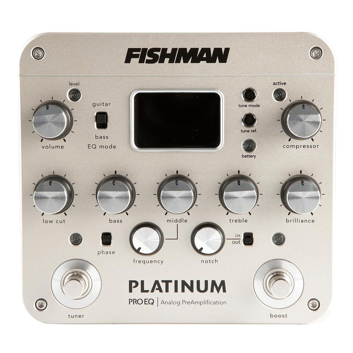 Fishman PRO-PLT-201 Platinum Pro EQ Analog Universal Instrument Preamp