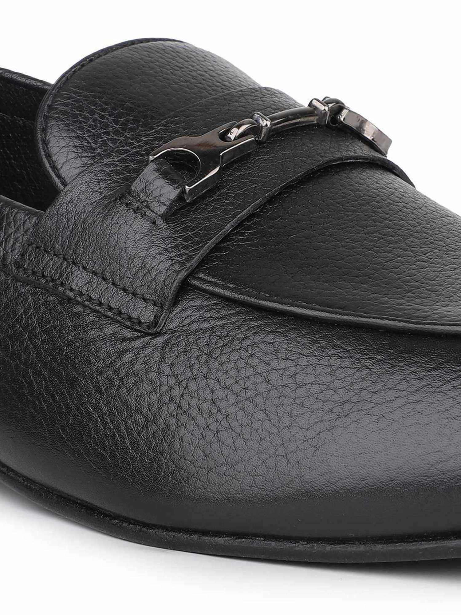 Atesber by Inc.5 Men's Black Formal Loafers