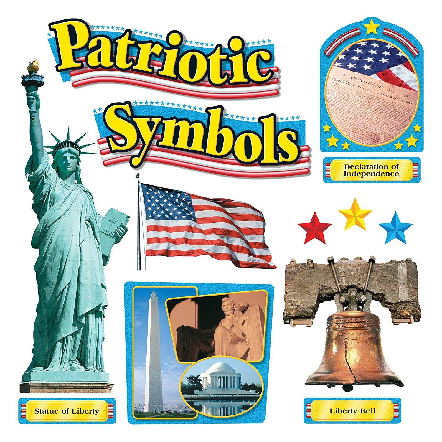 TREND enterprises, Inc. T-8066 Patriotic Symbols Bulletin Board Set