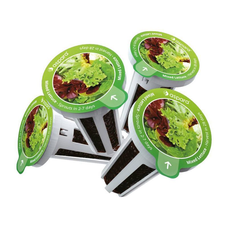 Aspara KLS0001 8 Capsule Seed Kit - Mixed Lettuce