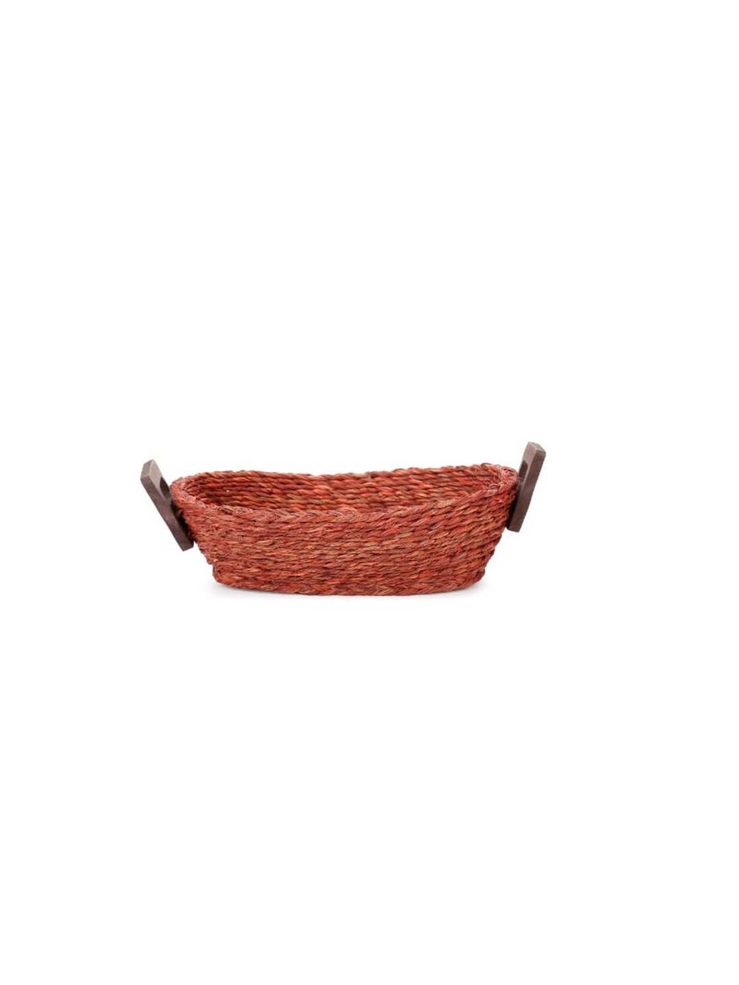 VarEesha Brown & Black Bamboo Multi-Purpose Basket - Set of 1