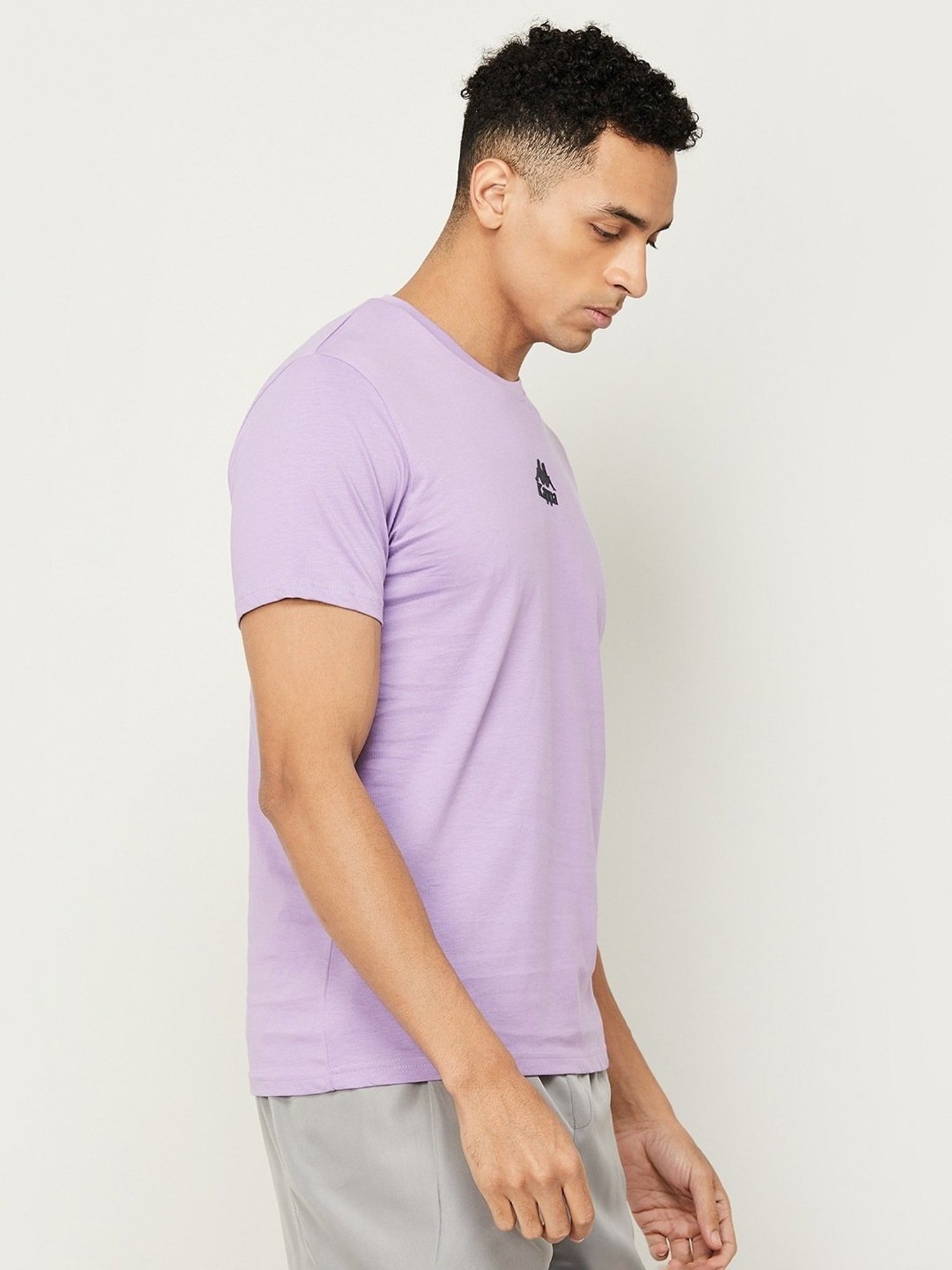 KAPPA Lavender Regular Fit T-Shirt