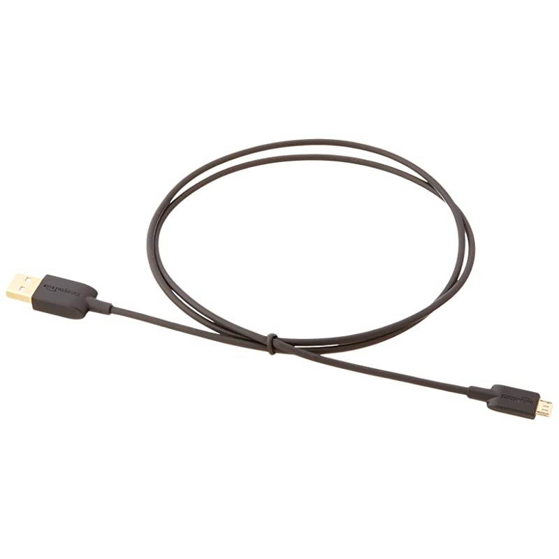 USB 20 AMale to Micro B Cable 3Foot Black 5Pack