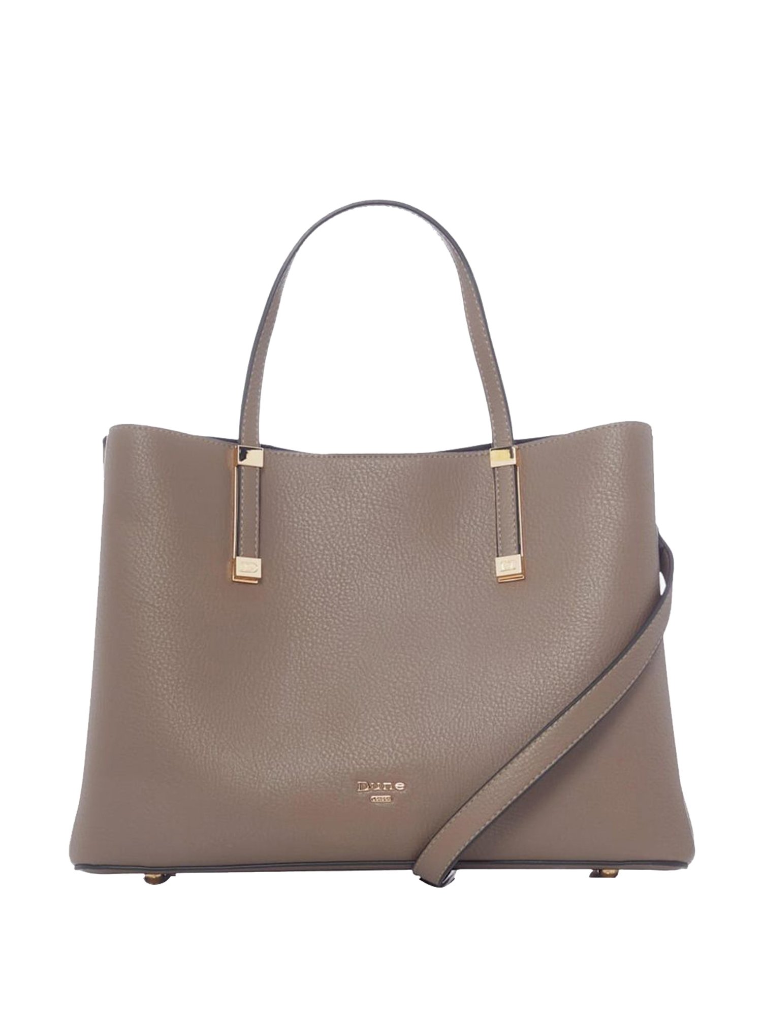 DUNE LONDON Beige Solid Medium Handbag