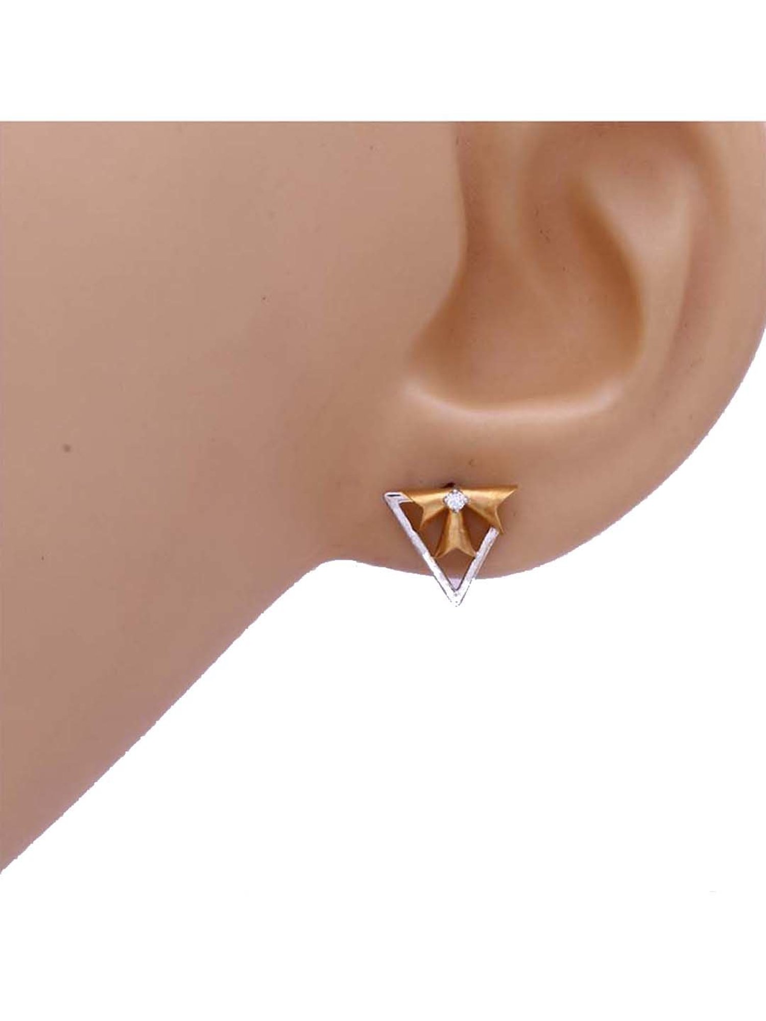 Waman Hari Pethe Jewellers 18k Gold & Diamond Earrings for Women