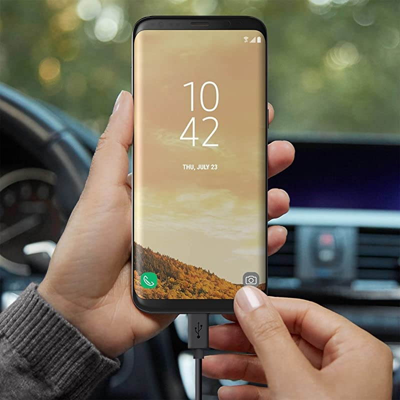 MIXIT Micro USB Cable for Samsung Phones Black 4 Feet