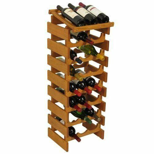 Dakota 24 Bottle Wine Rack with Display Top - Triple Row - WRD37 NEW