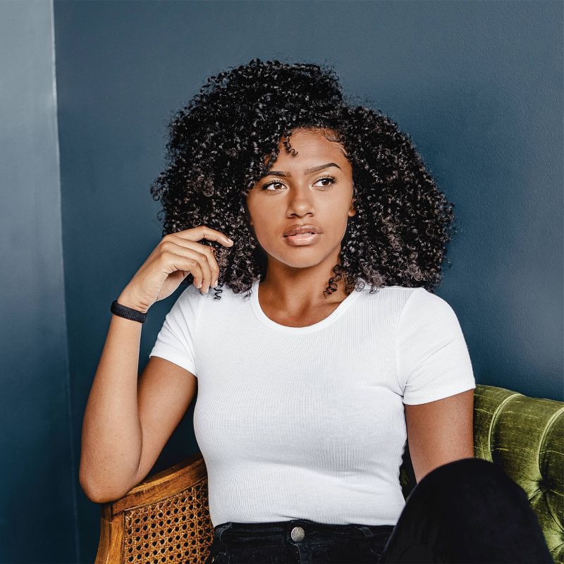 Gimme Clips Thick Hair Bands - Black - 5ct