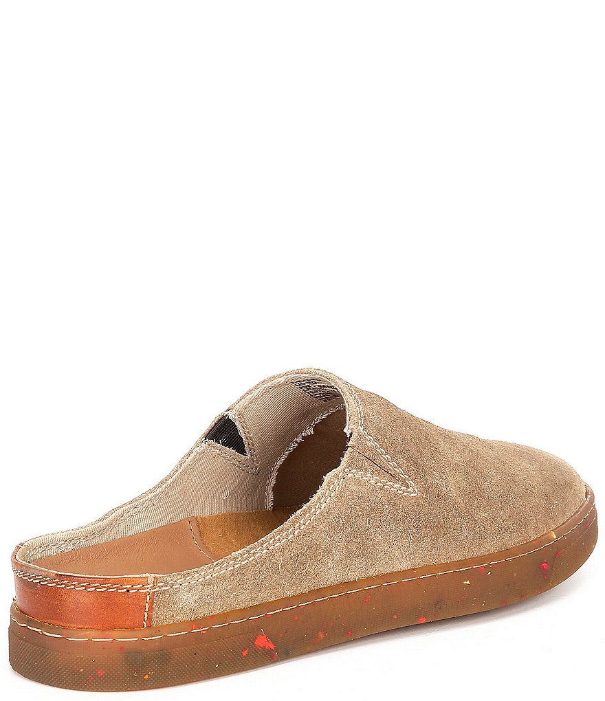 Steve Madden Men's Helseen Suede Slip-On Speckled Sole Casual Shoes