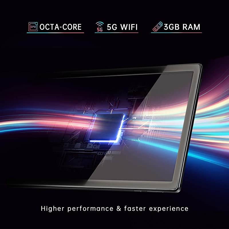 MatrixPad S30 10 inch Octa-Core Tablet, 3GB RAM, 32GB Storage, 1080P Full HD Display, Android OS, 13MP Rear Camera, Bluetooth 5.0, 5G Wi-Fi, GPS, Silver