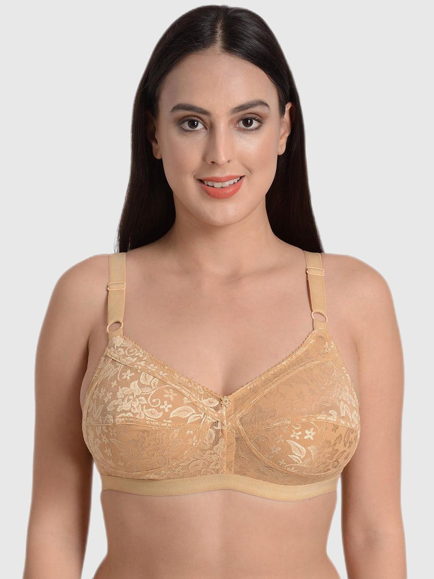 Mod & Shy Multi Lace Print Bra Set