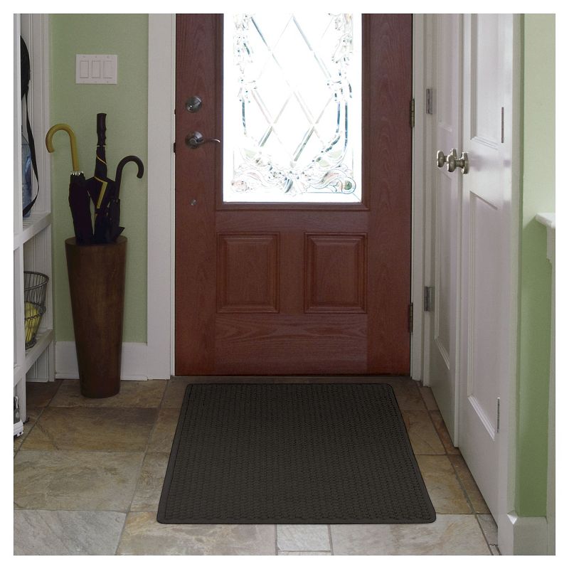 Charcoal Solid Doormat - (4'X6') - HomeTrax