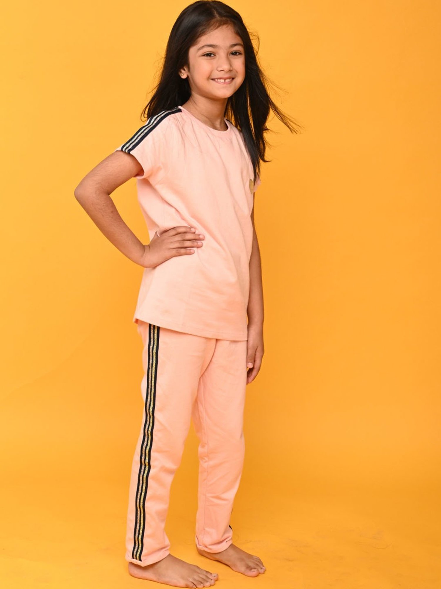 Jockey Girls Black Printed Shorts