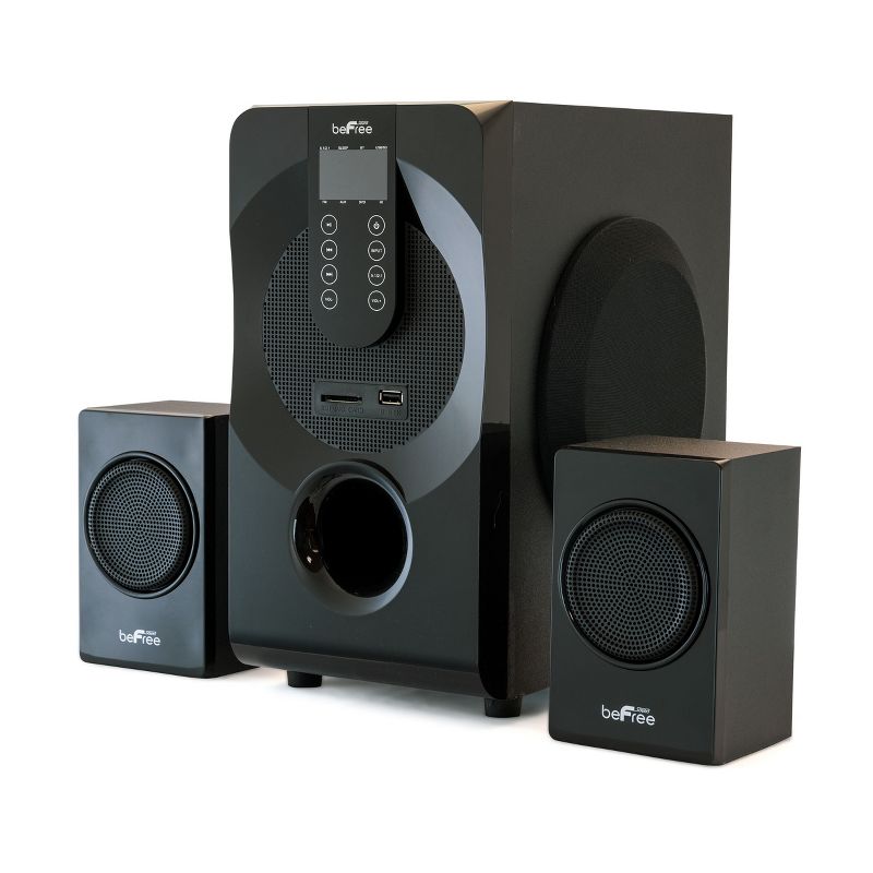 beFree Sound 5.1 Channel Bluetooth Surround Sound Speaker System in Black