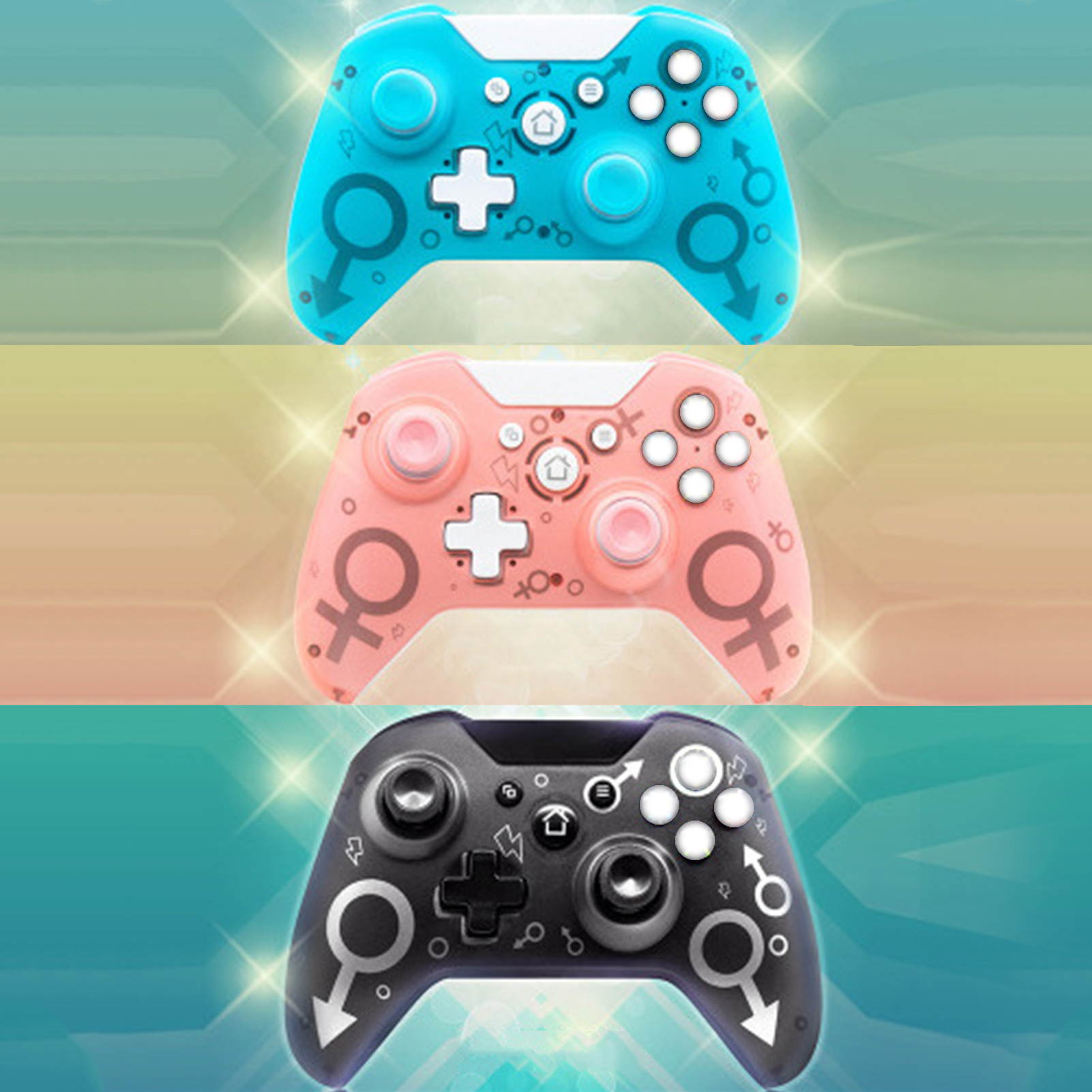 Wireless 2.4G Joystick Controller Gamepad Game Console Accessory for Xbox One