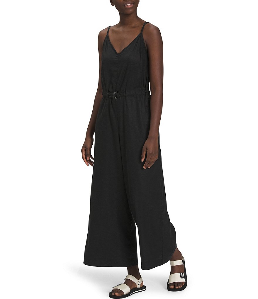 The North Face Hillrose Hemp V-Neck Spaghetti Strap Jumpsuit