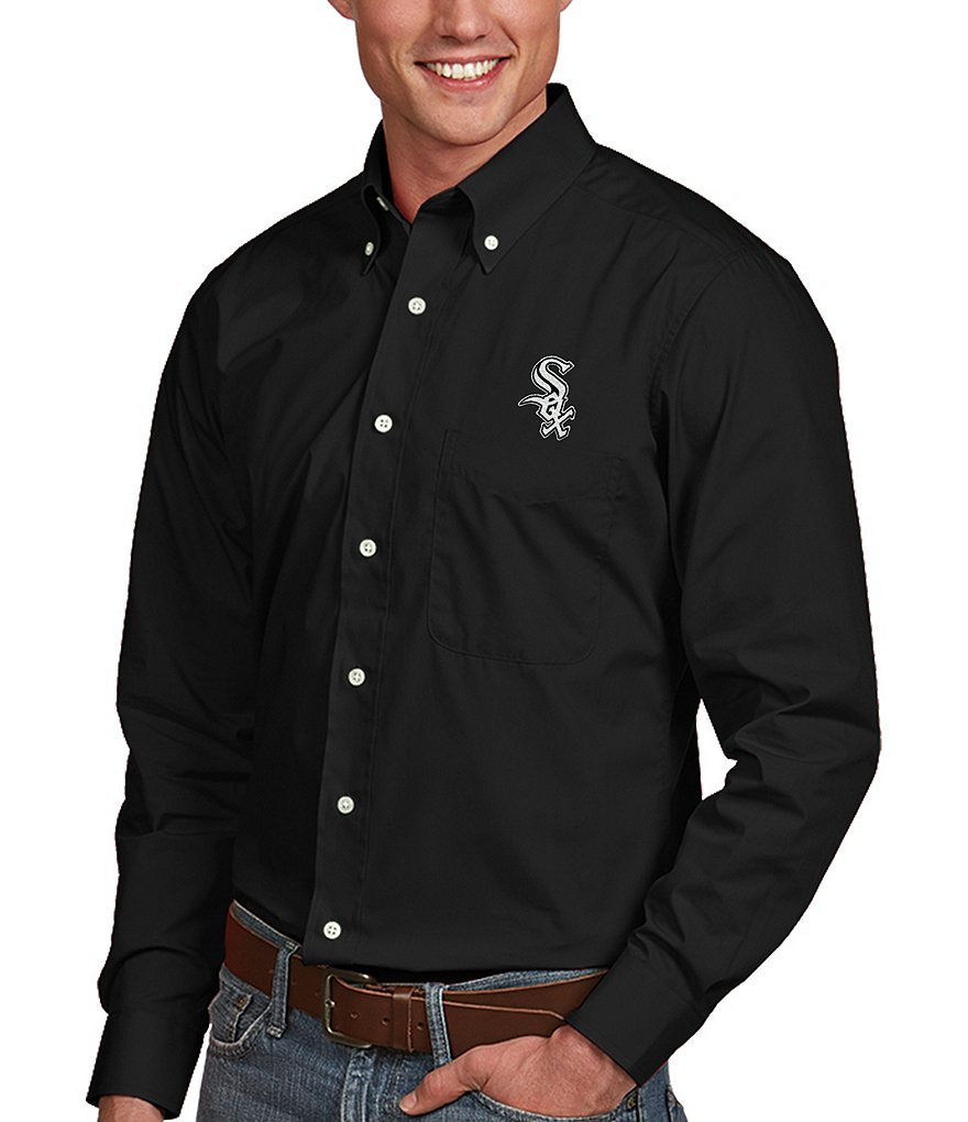 Antigua MLB Dynasty Long-Sleeve Woven Shirt