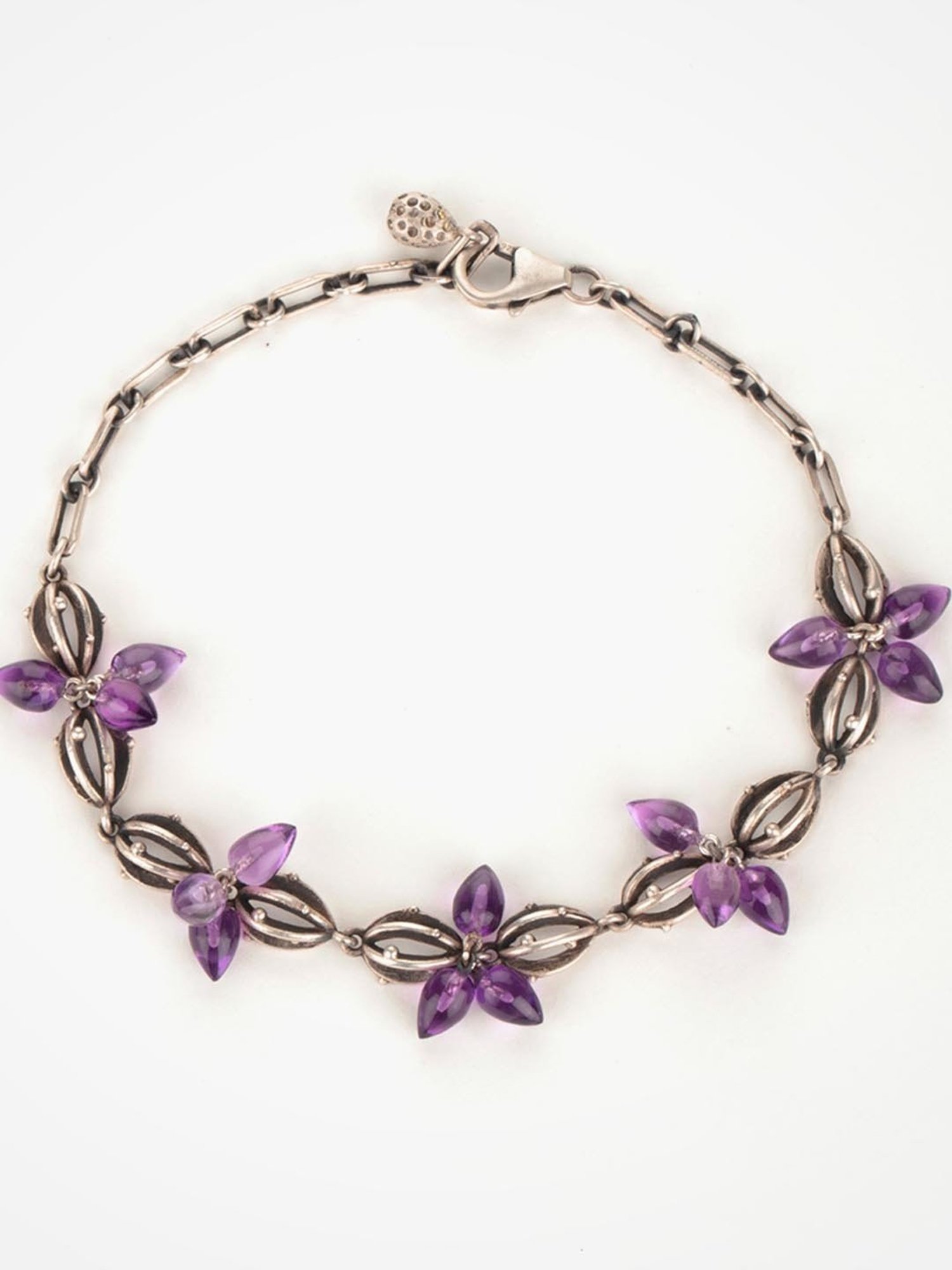 Shaya 92.5 Sterling Silver Mammilaria Bloom Bracelet for Women