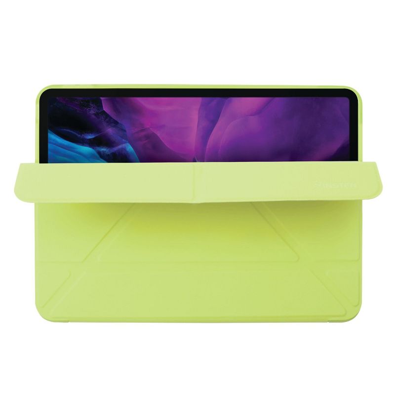 Insten - Tablet Case for iPad Pro 12.9" 2020, Multifold Stand, Magnetic Cover Auto Sleep/Wake, Pencil Charging, Green