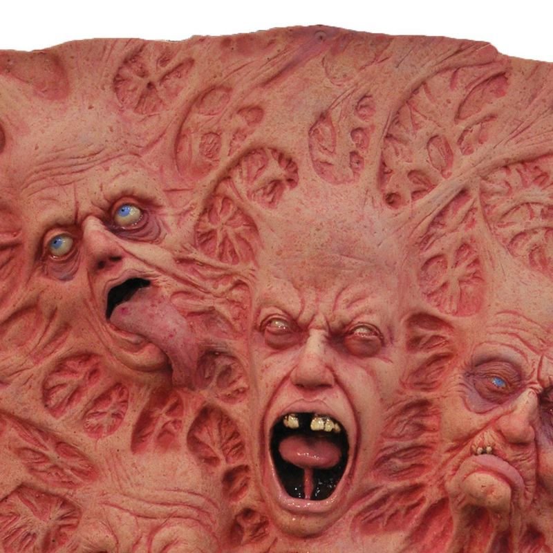 2' x 2' Slate Of Souls Latex Prop Halloween Wall Sculpture