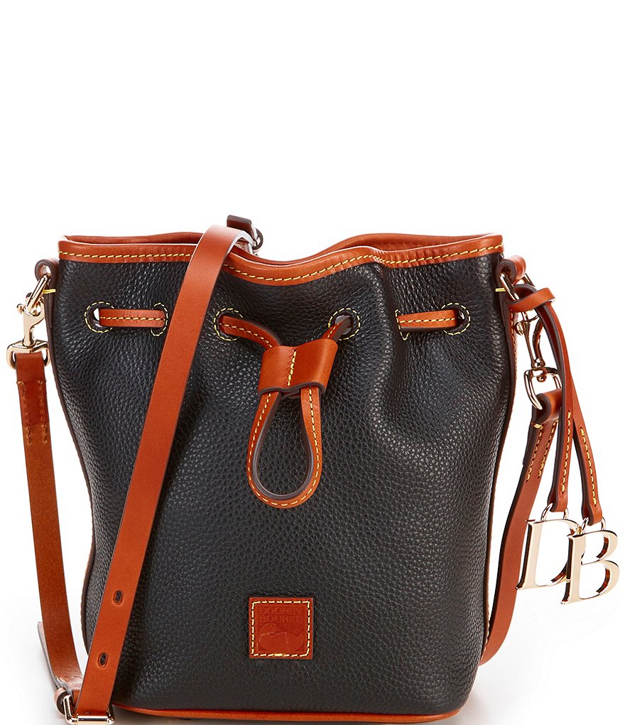 Dooney & Bourke Saffiano Collection Drawstring Bucket Bag