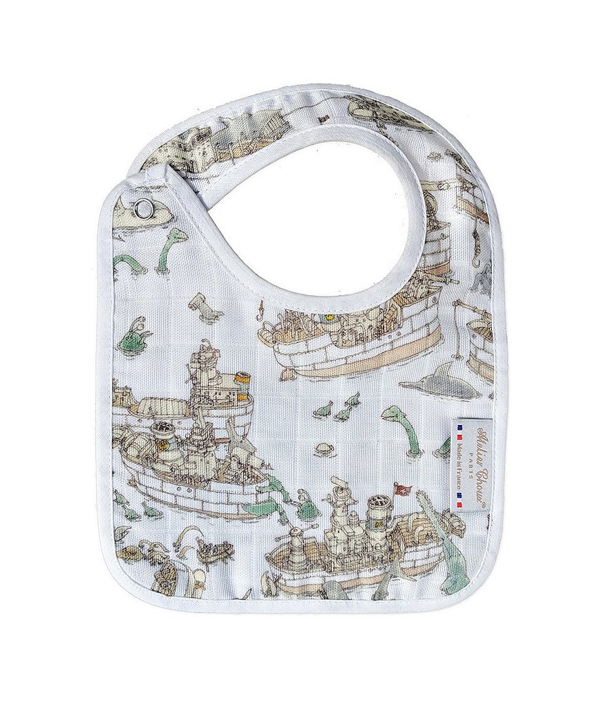 Atelier Choux Paris Organic Cotton Baby Up For Air Small Bib