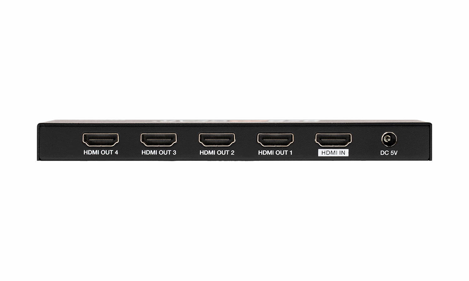 BZBGEAR 4-Port 4K 60Hz HDMI Splitter Support HDMI 2.0b, HDCP 2.2, HDR & 3D