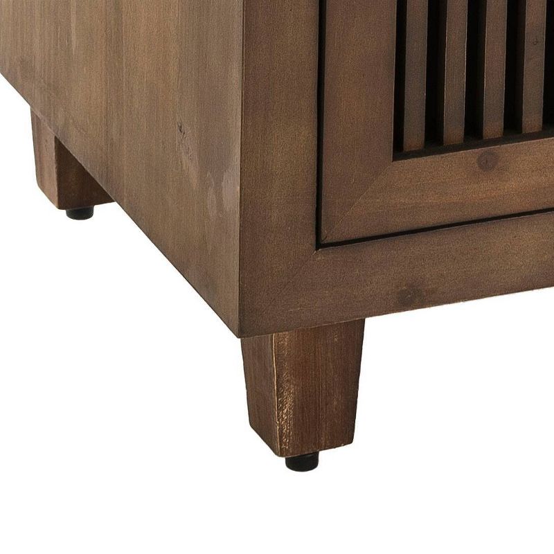 Sawyer 3 Drawer Cabinet Brown - Adore Decor
