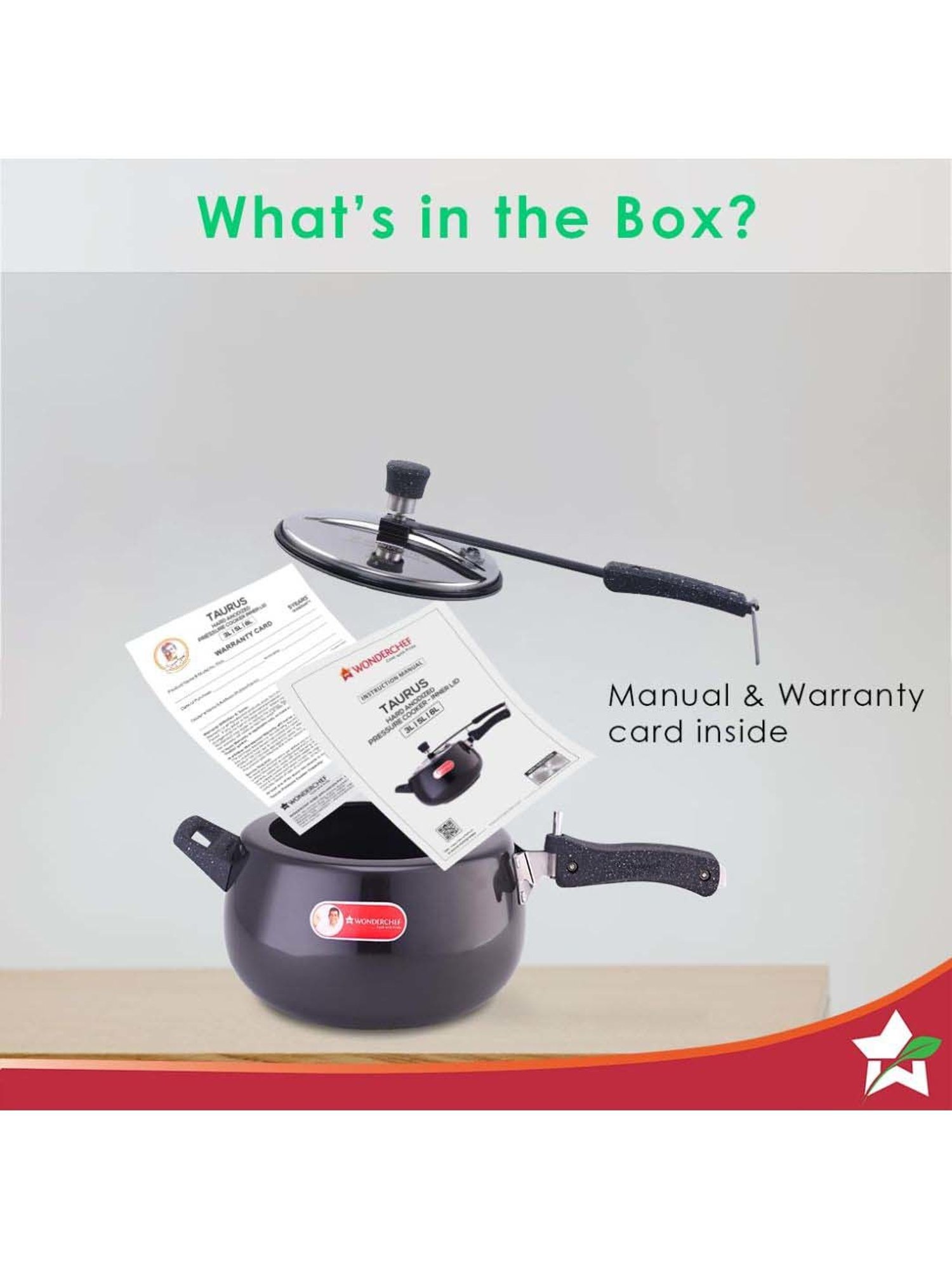 Pigeon Silver Stainless steel Pressure Cooker (10 L)