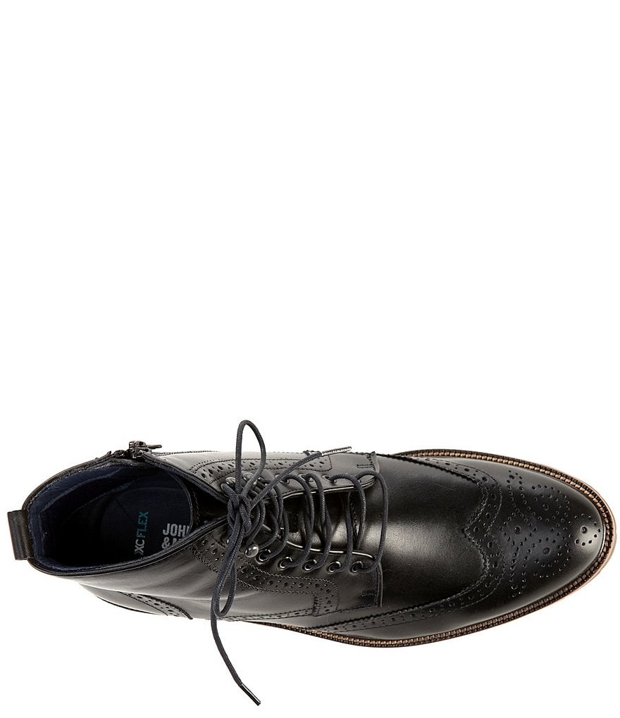 Johnston & Murphy Men's Cody Wingtip Zip Boots