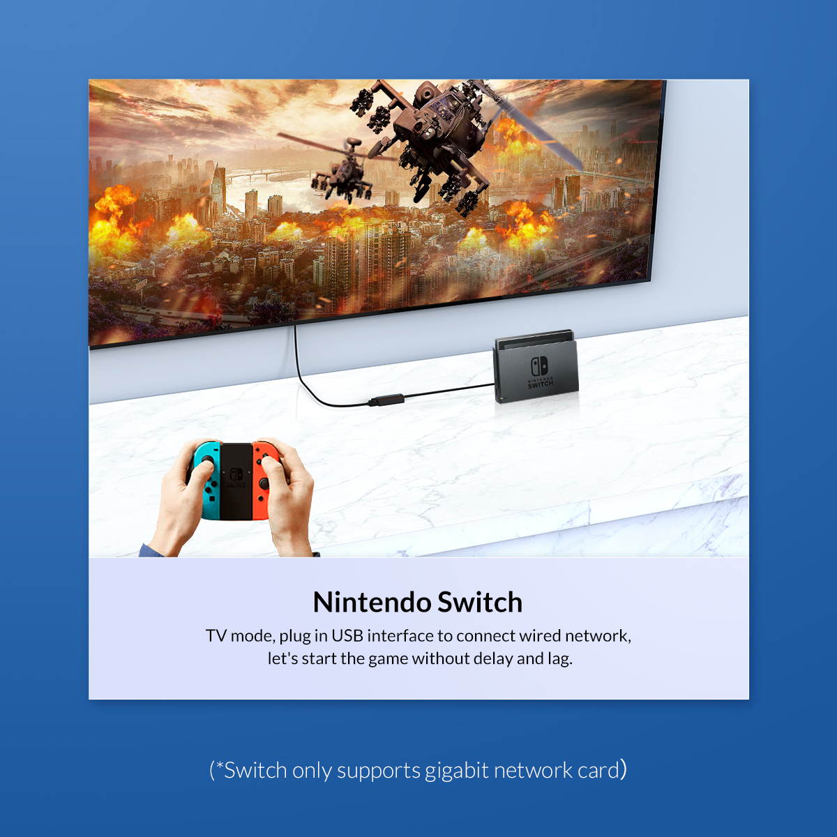 ORICO Mini USB2.0 Lan Adapter RJ45 Ethernet Network Card  Driver-Free For Windows XP, Vista, 7, 8, 8.1.10, Mac OS and Linux